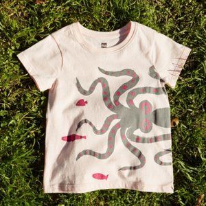 NWT Tea Collection Wiggly Octopus UV Tee